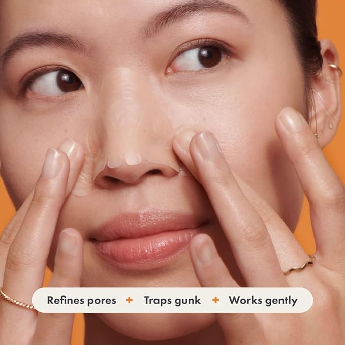 Mighty Patch Nose Pimple Patches from Hero Cosmetics, Large Hydrocolloid Pore Strips, Dermatologist Approved, Overnight, Blackhead Remover Strip to Absorb Acne Nose Gunk from Face, 10 Count