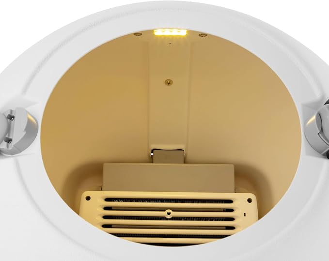 Smart Pet Dryer Box, 600W 110V Portable Cat Dryer Box Round Pet Large Capacity Drying Machine Adjustable Temp Ultra Quiet Automatic Drying Chamber with Light Safe Door Lock for Cats Puppies Rabbits