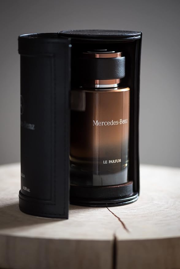 Mercedes Benz - Le Parfum - Irresistible Fragrance For Men - Wood And Leather Scent - For Dynamic, Leading Personalities - Pink Pepper, Bergamot, Violet Leaves, Amber Notes - Eau De Parfum - 4 Fl Oz