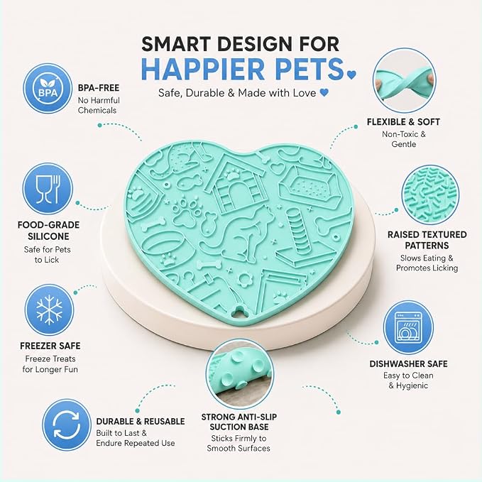 Interactive Cat Puzzle Feeder & Dog Enrichment Toy, Slow Feeder for Indoor Cats, Kittens, Puppies & Small Dogs, Treat Dispensing Food Puzzle to Encourage Foraging, Mental Stimulation & Reduce Boredom