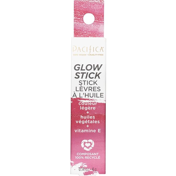 Pacifica Tiniter Lip Balm Oil – Crimson Crush Sheer Red Tint Hydrating Lip Balm Oil with Vitamin E, Moisturizing Glossy Shine, Vegan & Cruelty-Free