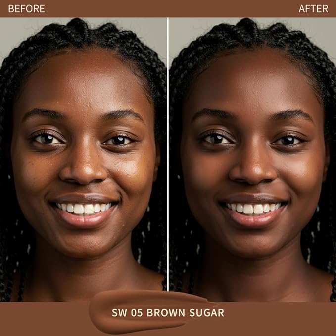SIIA Cosmetics Seamless Fit Foundation Duo in SW05 Brown Sugar