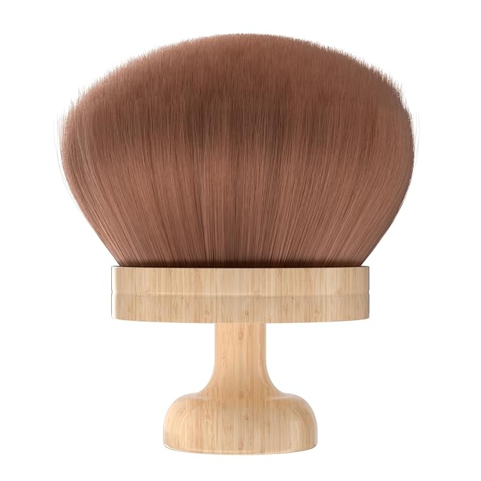 Extra Large Body Makeup Brush For Self Tanner, 3 Inch Width Self Tanning Blend Brush, Soft synthetic hair, Powder, Foundation, Blusher, Bronzer, Face and Body Brush