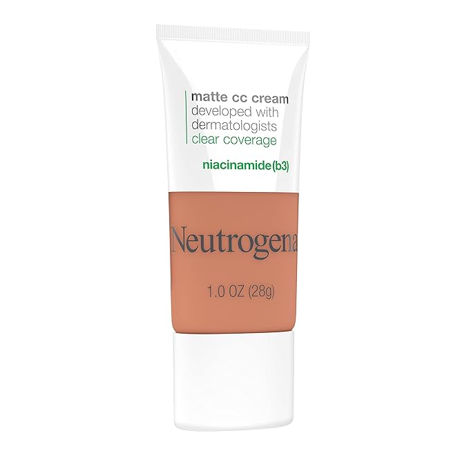 NEUTROGENA Clear Coverage Color Correcting Cream 1.0 oz. 7.5 / Ginger (Pack of 2)
