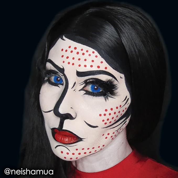 Mehron Makeup Fantasy FX Cream | Water Based Halloween Makeup | White Face & Body Paint For Adults 1 fl oz (30ml)