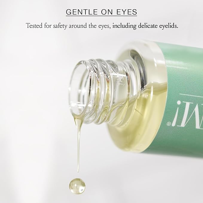 Rosehip Cleansing Oil Gentle Makeup Remover - Oil Cleanser for Sensitive Skin Double Cleansing - Dermatologist Tested Face Cleanser with 14 Botanical Complex pH Balanced - 1.8 fl oz