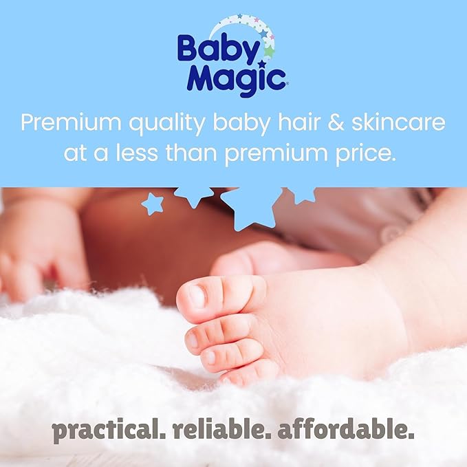 Baby Magic Creamy Whipped Butter, Vanilla & Oat, Helps Keep Skin Feeling Healthy and Baby Soft, Hypoallergenic, 8.4 fl oz.