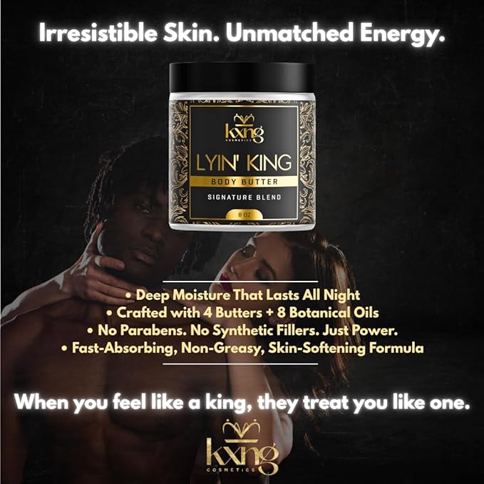KXNG Whipped Shea Body Butter, Deep Hydration Body Cream for Women, Smooth, Non-Greasy Moisturizer for Radiant Skin, Cruelty-Free