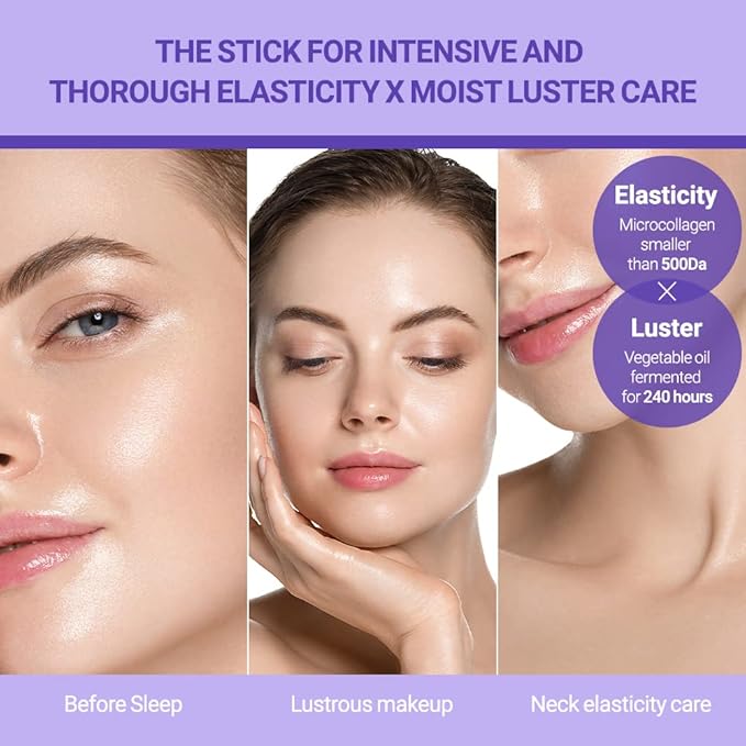 SCINIC Collagen Ampoule Stick 0.35fl.oz (10g)| Elasticity-improving Collagen Multi-stick with Low-molecular Weight Collagen & Fermented Oil | Makes Skin Look Radiant And Moisturized | Korean Skincare