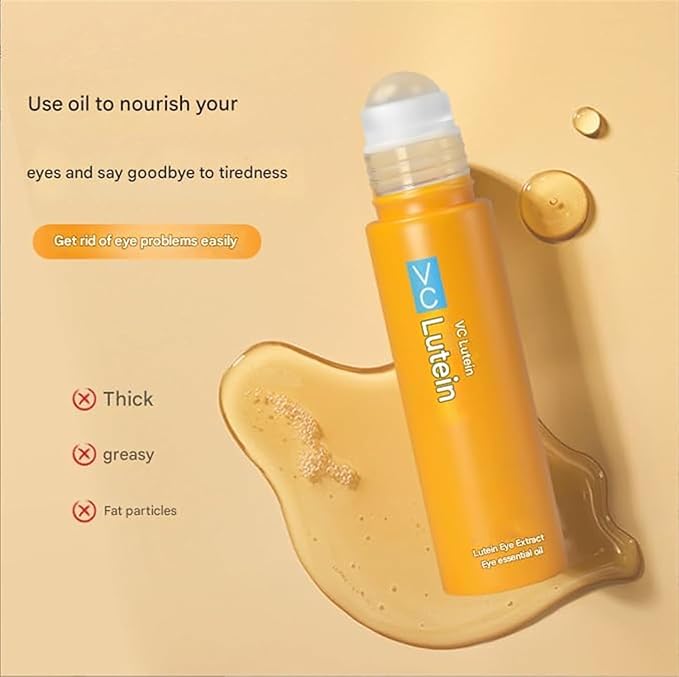 Lutein Eye Essence Oil, Ruy Vc Anti-Wrinkle Eye Serum Oil, Hydrating Under Treatment for Fine Lines, Puffiness & Dark Circles – 15ml (3)