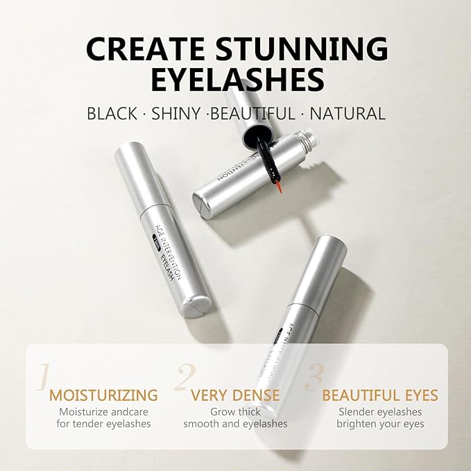 Lash Serum for Eyelash Growth, 4ML Advanced Nourishing Formula for Longer, Fuller & Thicker Looking Lashes | Gentle Eye Treatment for Healthy Lash Appearance