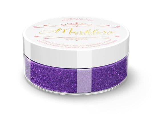 MARBLERS Glitter Mica Powder [Purple Vibe] 0.14oz (4g) | Glitter Mica | Highly Pigmented | Non-Toxic, Vegan, Cruelty-Free | Eyeshadow, Body Butter, Nail Polish, Nail Art | Party, Body, Face Makeup