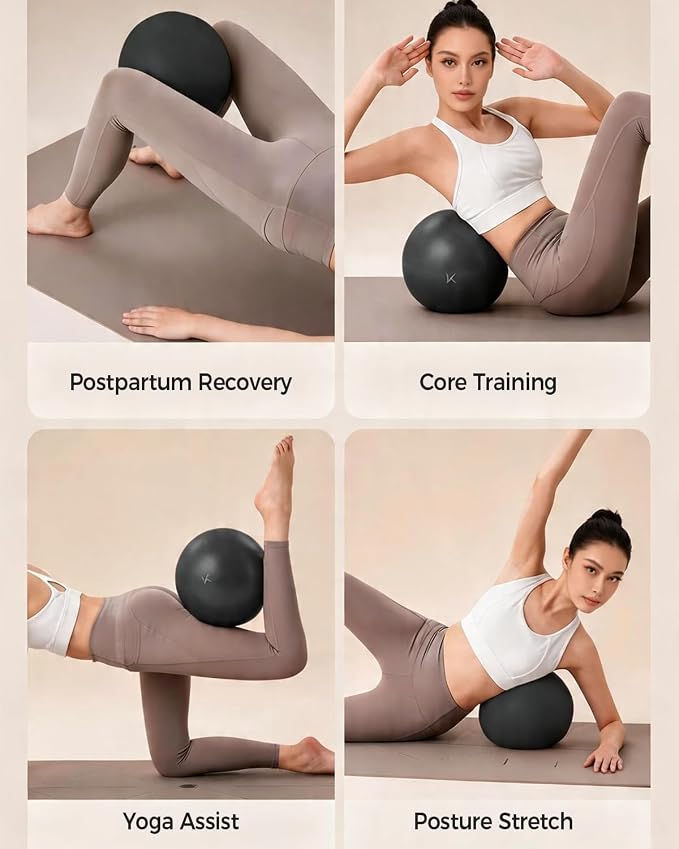 KEEP Exercise Ball Anti-Burst - Thickened Yoga Ball Pilates Ball for Physical Therapy, Fitness Ball for Workout, Core Strength and Physical Therapy