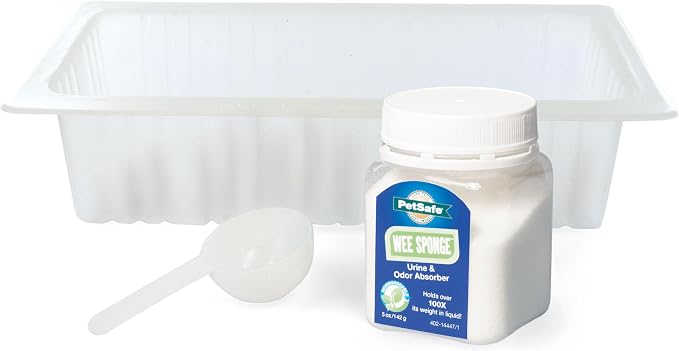 Pet Loo Pee-Pod with Sponge - 7-Pack - Indoor Toilet Tray for Pets - Urine Disposal