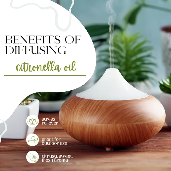 Citronella Essential Oil - 1 fl oz (100% Pure & Uncut) - GreenHealth