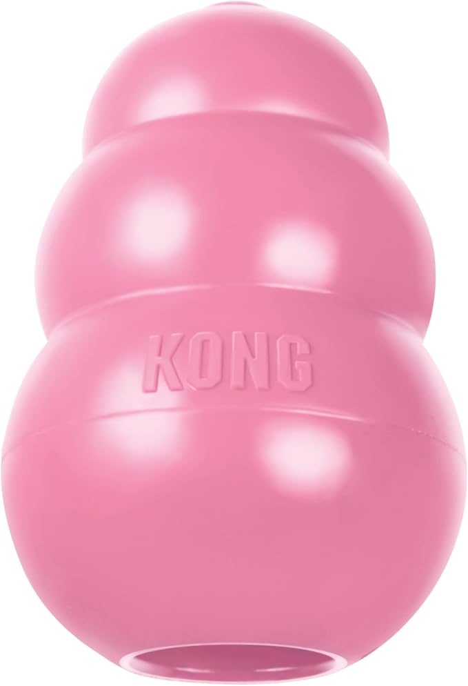 KONG Puppy, Natural Rubber Teething Chew Toy, for XS Puppies, Pink
