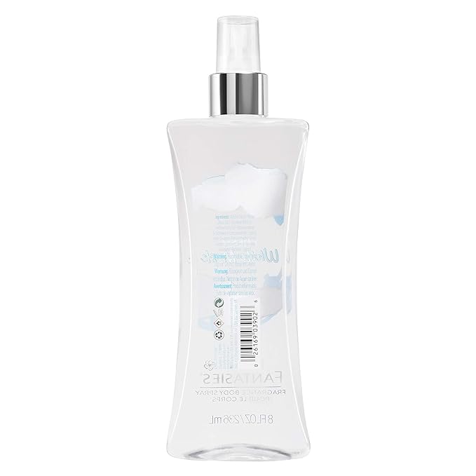 Body Fantasies Signature Fragrance Body Spray, Fresh White Musk, 8 Fluid Ounce (Pack of 2)