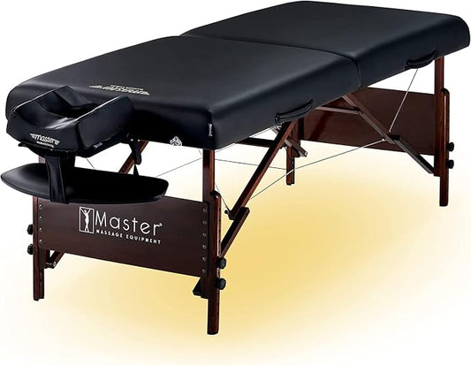 Master Massage 30" Del Ray Count, Standard with Ambient Lighting System, Black