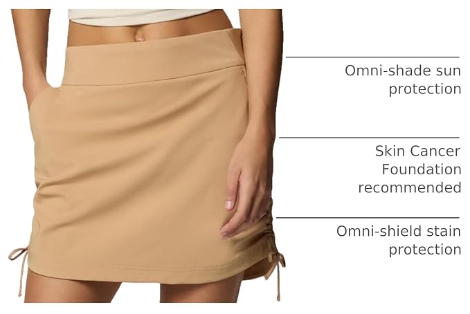 Columbia All Seasons Ruched Skort