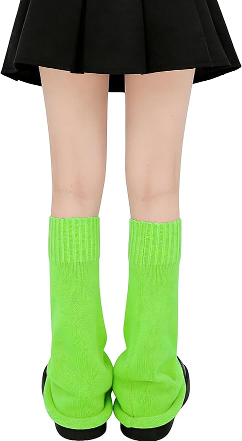 Sexybody Women's Leg Warmers Fashion Knit Warmers Long Socks Cute Y2K Kawaii Japanese Lolita Harajuku Accessories for Girls