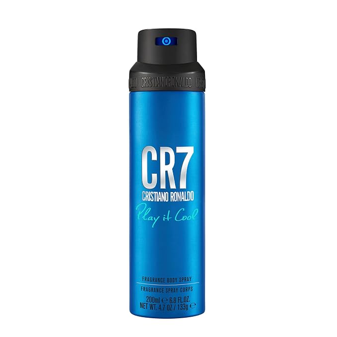 Play It Cool by Cristiano Ronaldo for Men - 3 Pc Gift Set 3.4oz EDT Spray, 5.1oz Shower Gel, 4.1oz Body Spray