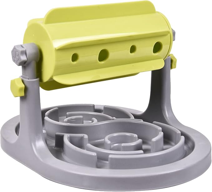 Pet Life ® Roto Paw IQ Training Interactive Slow-Feeding and Rotating Dog Feeder Toy