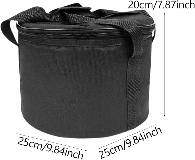 DuskHaven Carrying Bag Storage Case Portable Padded Liner Oxford Dedicated Mallet Pocket Suitable for Meditation Yoga Practice Camping