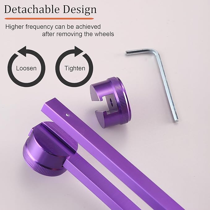 Chakra Tuning Forks Set with Hammer - 7 Chakra and 1 Soul Purpose Weighted Tuning Forks for Healing, Sound Therapy & Meditation,DNA Repair,Energy Cleansing in Exquisite Aluminum Gift Box