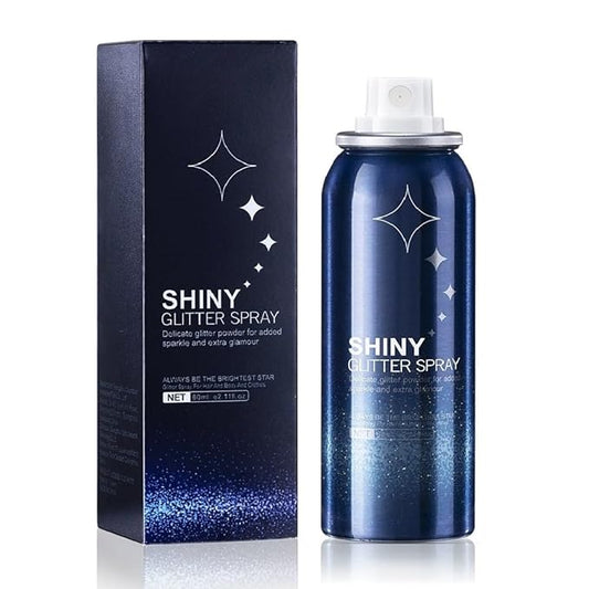 Body Glitter Spray, Perfect Body Sparkly for Music Festival Rave Stage Hair and Face Shimmer Glitter Makeup.