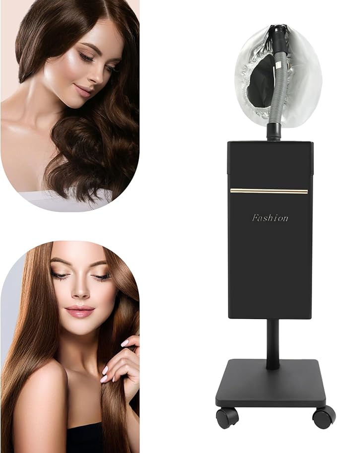 110V 600W Nano Hair Steamer Machine, Professional Micro Mist Salon Hair Processor, Salon Spa Equipment Vertical Nano Hair Steamer for Deep Hair Care Repair, Hair Styling