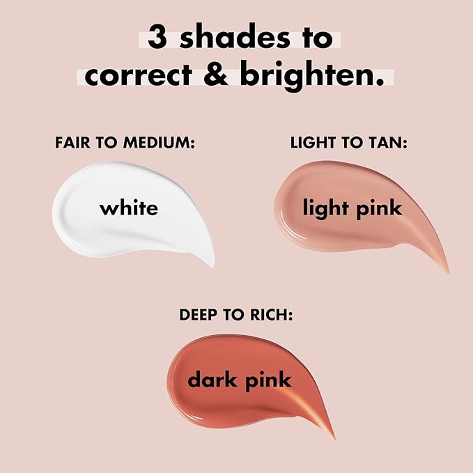 e.l.f. Soft Glam Brightening Corrector, Helps Minimize Dark Circles & Discoloration, Hydrating With A Natural Finish, Vegan & Cruelty-Free, White