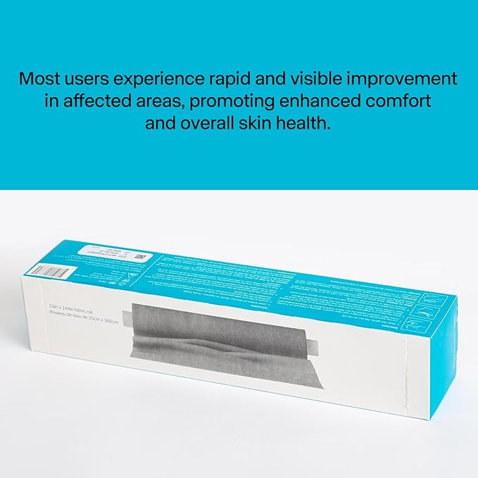 10"x144" Soft, Breathable Fabric Roll with Silver Complex – Ideal for Wound Care, Dressings, and Skin Fold Protection