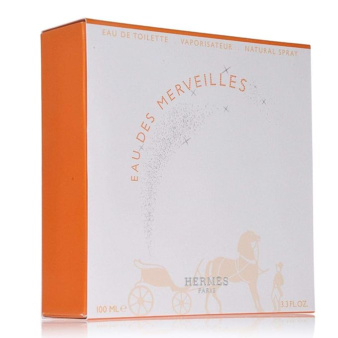 Hermes Eau Des Merveilles For Women. Eau De Toilette Spray 3.3 Oz.