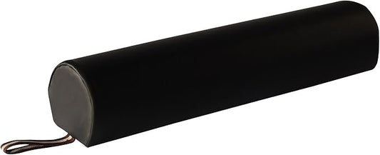 Master Massage 6"x26" 3/4 Round Massage Bolster - Black