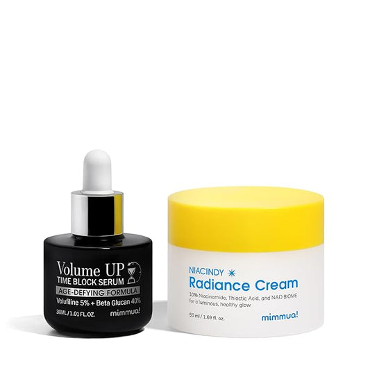 NIACINDY Radiance Capsule Cream & Volume Up Time Block Serum