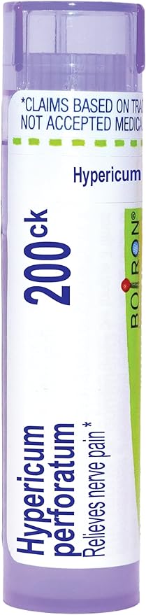 Boiron Hypericum Perforatum 200CK, 80 Pellets, Homeopathic Medicine for Nerve Pain
