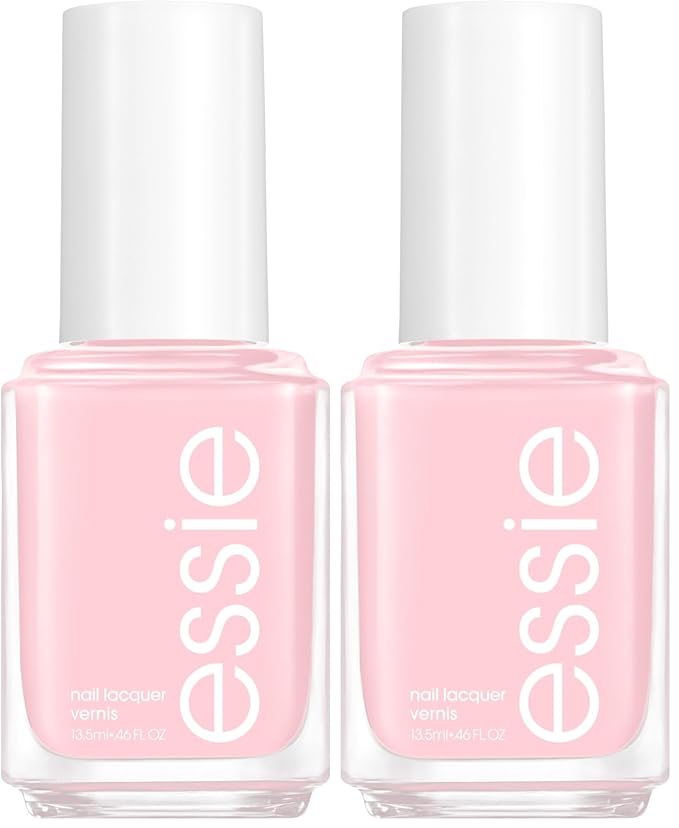 essie Salon-Quality Nail Polish, 8-Free Vegan, Sheer Light Pink, Sugar Daddy, 0.46 fl oz (Pack of 2)