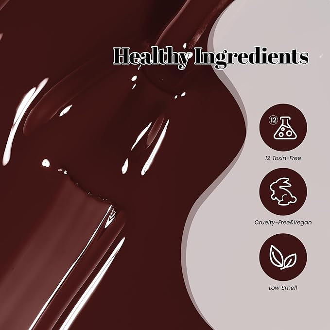 YTD Likomey Caramel Deep Brown Gel Nail Polish,15ml Salon Home DIY Manicure and Pedicure Fall Winter UV Soak Off Color Nails Varnish,CS472