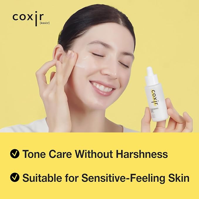 Coxir TXA Niacinamide Toning Ampoule –Tranexamic Acid for Visible Tone & Clarity | Mild, Lightweight Korean Serum with Niacinamide, Cica & Panthenol | Daily Tone-Refining Formula [1.69fl.oz]