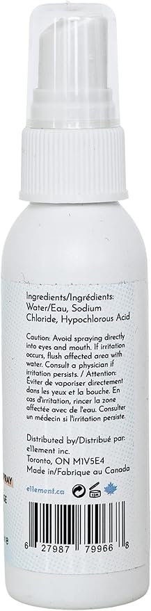 Hypochlorous Acid Cleanser for Adult and Teenage Acne & Eczema – Tattoo, Piercing & Post Procedure Aftercare – Post Workout Skin - Daily Toner, Dry Eye and Lash Spray (Medium 4 oz.)