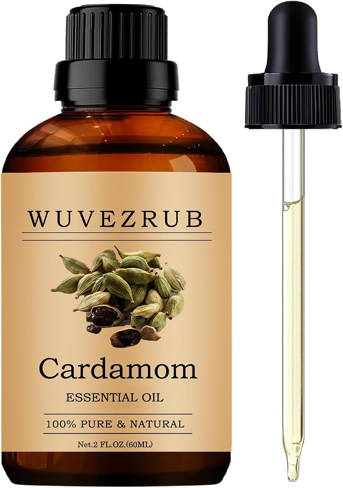Cardamom Essential Oils, 60ML Pure and Natural Essential Oil for Aromatherapy Diffuser - Cardamom /2 Fl Oz