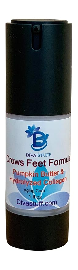 Diva Stuff Crows Feet Formula Wtih Pumpkin Butter & Hydrolyzed Collagen, Eye Treatment By Kym's, 1oz