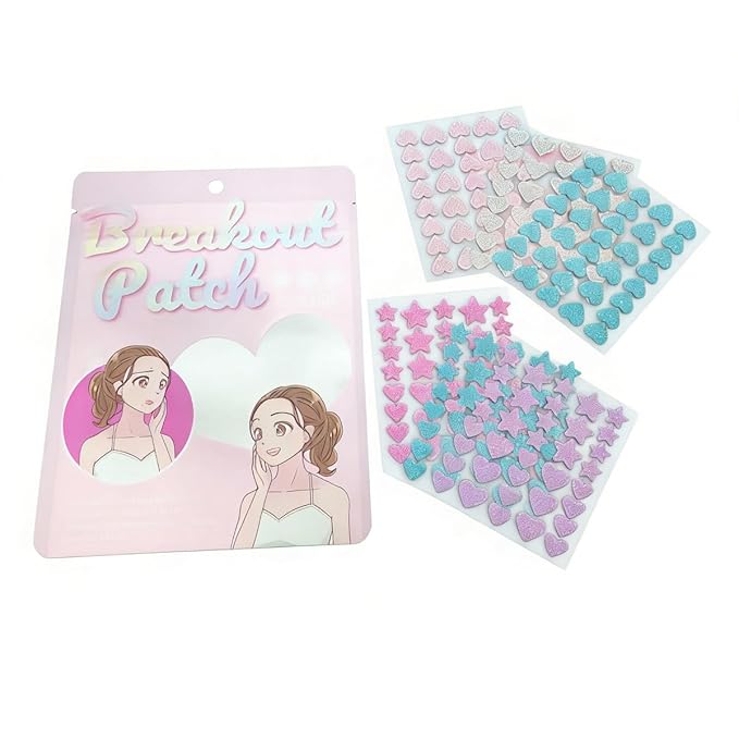 216pcs Acne Cover Patches, Hydrocolloid Pimple Patches for Face with Tea essential oil， Korean Skincare Zit Patches for FaceItems Vegan, Cruelty-free