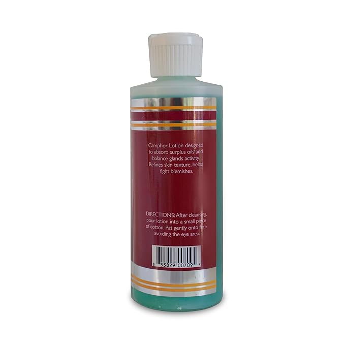 Dinur Cosmetics Bio Clean Camphor Lotion for Oily & Problem Skin Balances Skin Texture Helps Drying & Fight Blemishes 4 fl. oz. 120ml