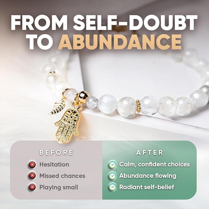 Conscious Items Wealth & Manifestation Bracelet for Women & Men, Prosperity Bracelet with Money Crystals & Natural Stone for Abundance, Goal Attraction, & Positive Intentions