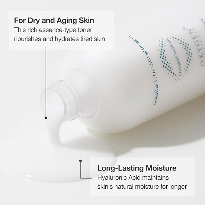 OxygenCeuticals Nutrient Toner – Essence-Type Hydrating Toner for Dry Skin, Deep Moisture & Nourishing Care with Hyaluronic Acid, Portulaca & Allantoin Extracts. 10 fl.oz (300ml)