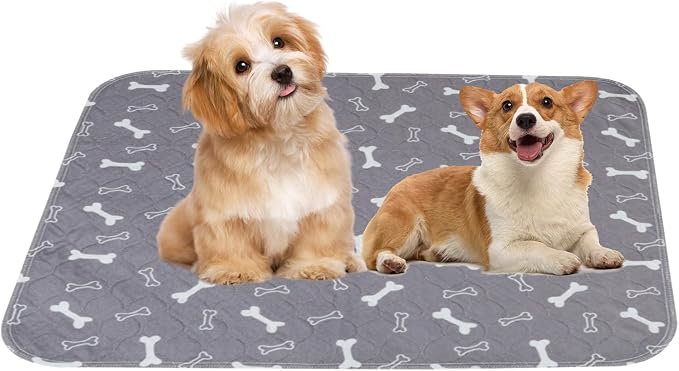 Pee Mats with Pheromones, Durable Leak-Proof & Anti-Slip Pet Training Mats for Dogs Indoor Use (Large：28" × 32")