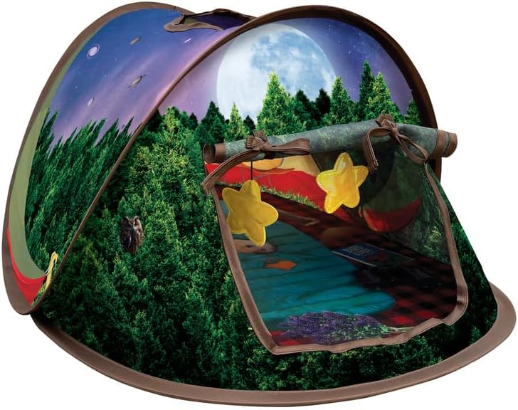 KONG PlaySpaces Glamping Tent Cat Hideaway, Collapsible House