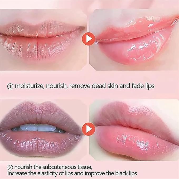 FYEBOO Fruit Lip Mask Set with Honey & Vitamin E, Moisturizing Overnight Treatment, Effective Reduces Lip Lines Prevention Dry and Cracked (9 Flavors)