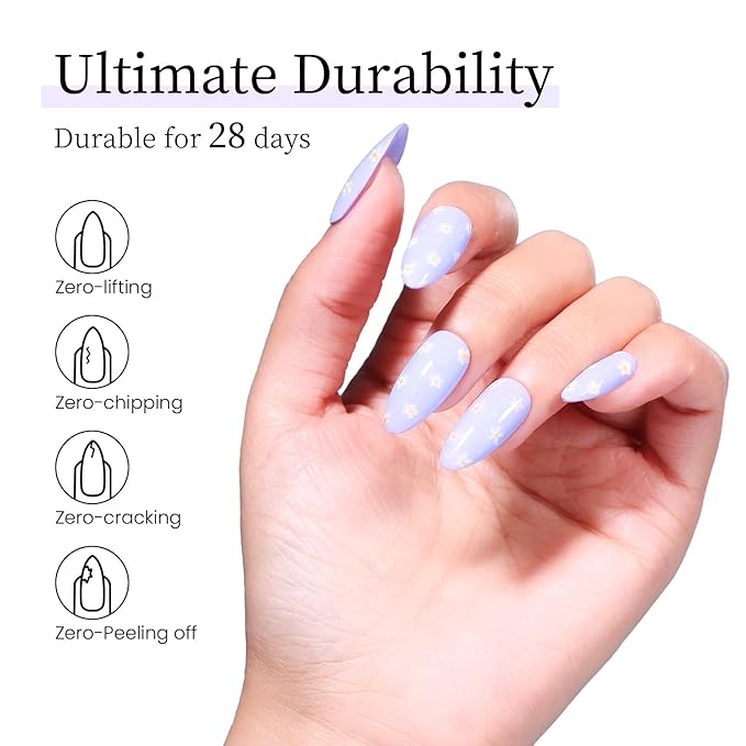 MAYCHAO 15ML Light Purple Gel Nail Polish 1Pc Lilac Purple Gel Polish Soak Off UV LED Nail Polish Nail Art Starter Manicure Salon DIY at Home, 0.5 OZ